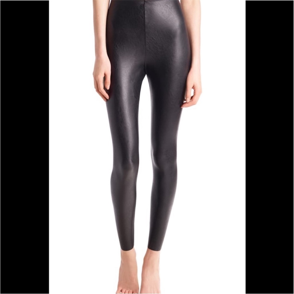 Commando Black Faux Leather Leggings